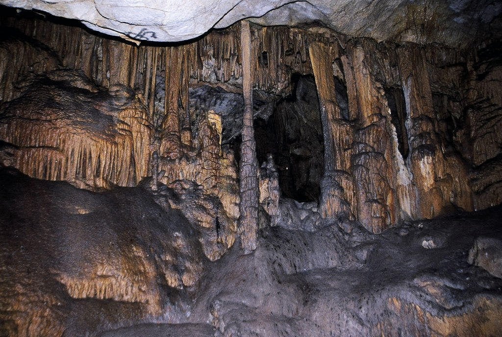 Herakleia, Festival of St. John the Baptist - Gastronomy Tours stalactites inside of cave at the Church of St. John the Baptist commemorate festival of her birth at Herakleia, Greece